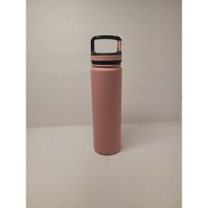 22 Oz Pink Stainless Steel Tumbler With Sipper Lid